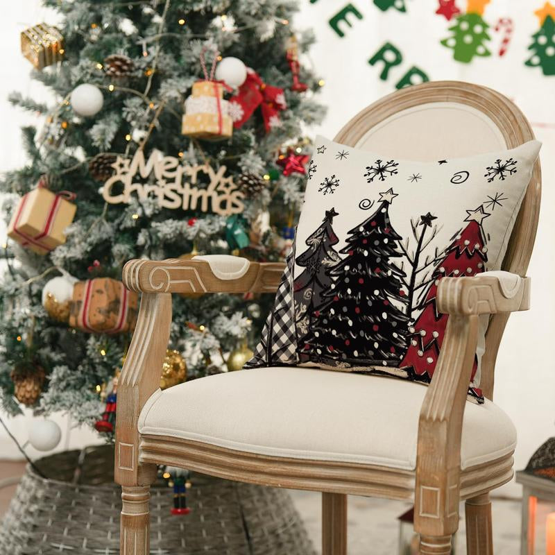 Christmas Joy Throw Pillow Covers