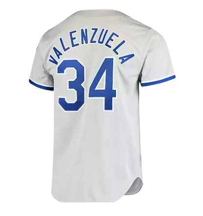 #34 Valenzuela Los Angeles Baseball Jersey 