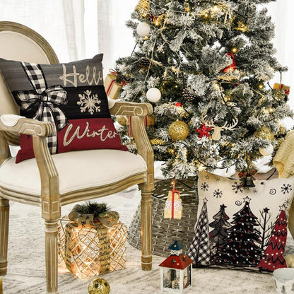 Christmas Joy Throw Pillow Covers