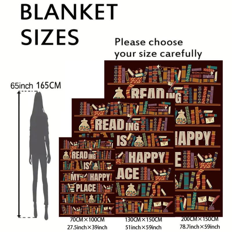 Book Lovers Gift Blanket