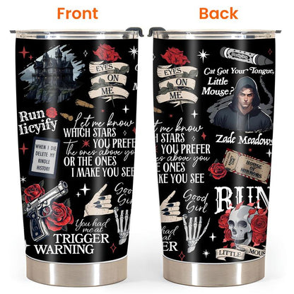 Run Little Mouse Haunting Adeline Tumbler, Dark Romance Drinkware, Smut Reader, Book Lover Gifts for Her Dark Romance