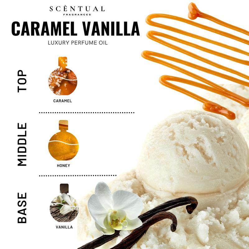 Caramel Vanilla Body Oil Roller